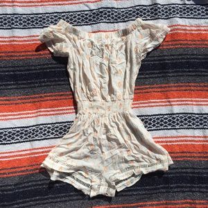 Forever 21 Embroidered Romper